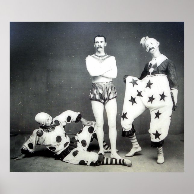 Affiches Acrobat et Clowns (Devant)