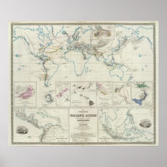 Affiches Action volcanique (Devant)