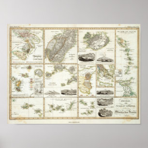 Affiches Activité volcanique atlantique