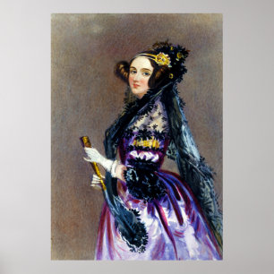 Affiches Ada Lovelace par Alfred Edward Chalon