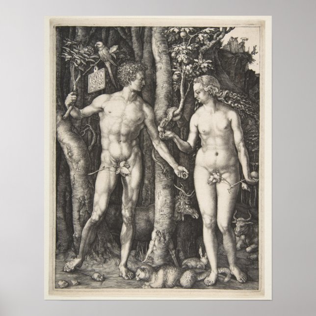 Affiches Adam et Eve, 1504 (Devant)