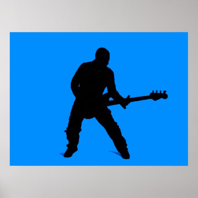 Affiches Adam sur la guitare basse (Devant)