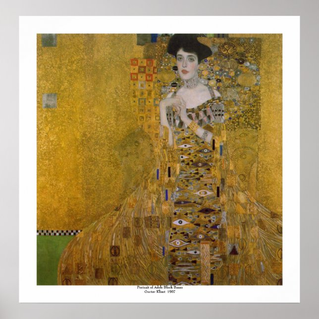 Affiches Adele Bloch Bauer par Gustav Klimt (Devant)