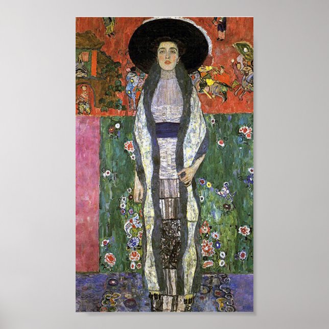 Affiches Adele Bloch par Gustav Klimt Art nouveau Art nouve (Devant)