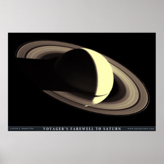 Affiches Adieu du Voyager à Saturne