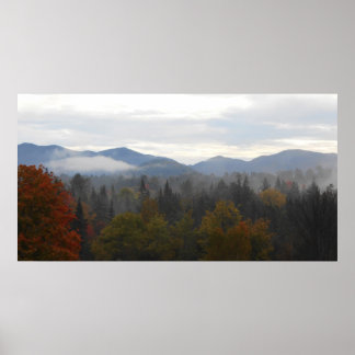 Affiches Adirondacks High Peaks Mountains Automne