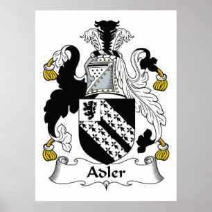 Affiches Adler Family Crest