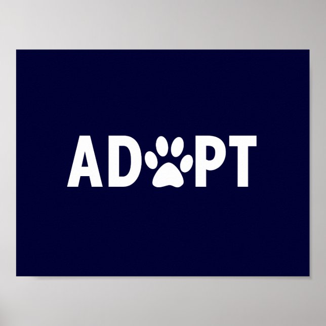 Affiches Adopter (Devant)