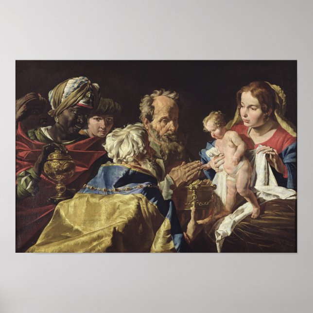 Affiches Adoration de la Magi (Devant)