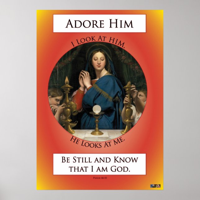 Affiches Adoration eucharistique (Devant)