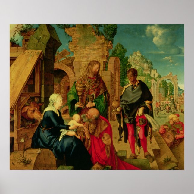 Affiches Adoration of the Magi, 1504 (Devant)
