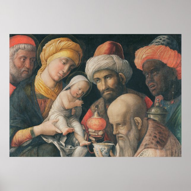 Affiches Adoration of the Magi, c.1495-1505 (Devant)