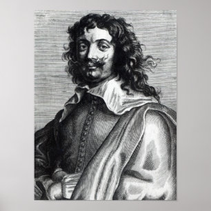 Affiches Adriaen Brouwer, gravé par Edme de Boulonois