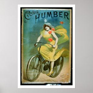 Affiches Advertising for 'Humber Cycles' (colour litho)