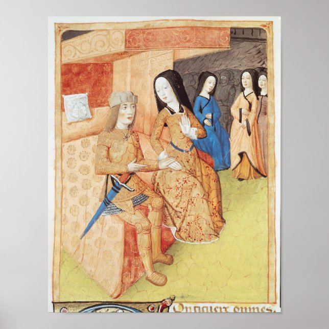 Affiches Aeneas et Dido, des oeuvres de Virgil (Devant)