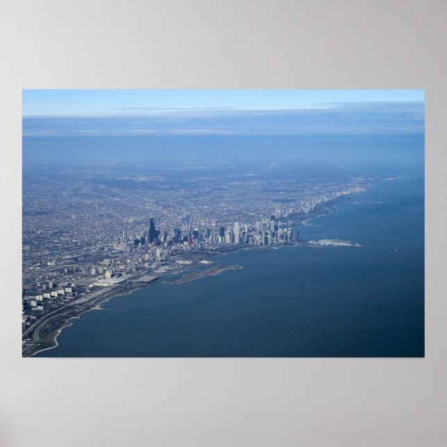Affiches Aerial Chicago (Devant)