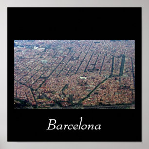 Affiches Aerial de Barcelone