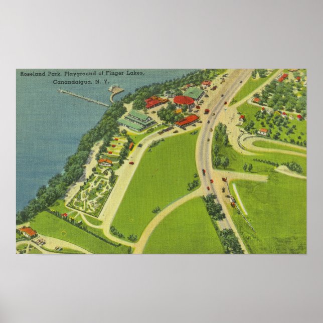 Affiches Aerial View of Roseland Park (Devant)