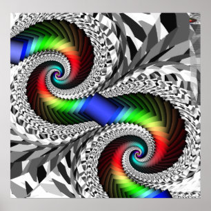 Affiches Affiche/copie : Spirale de spectre