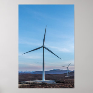 Affiches Affiche/Impression des turbines éoliennes