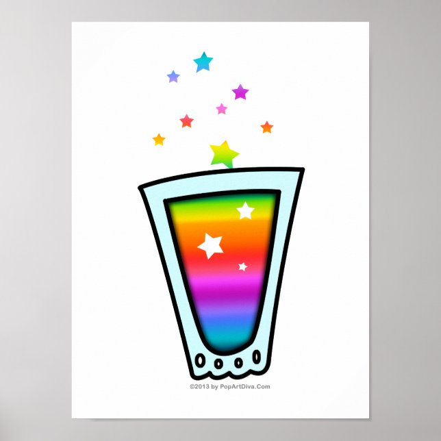 AFFICHES AFFICHES, IMPRIMANTES - VERRE DE COURSE (Devant)