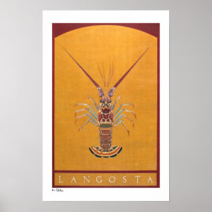 Affiches Affiches, imprimés et cadres Langosta
