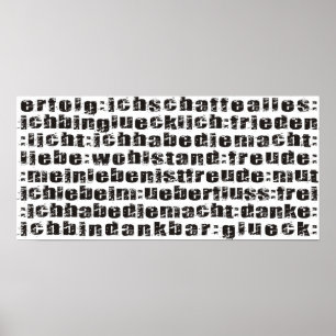 Affiches Affirmations