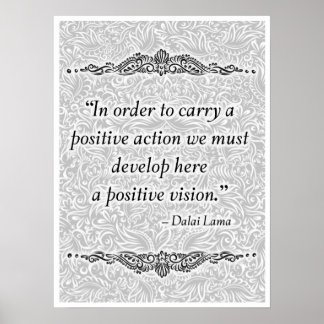 Affiches Afin de porter un positif - Citation positive
