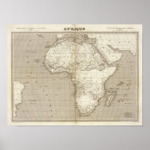 Affiches Africa map