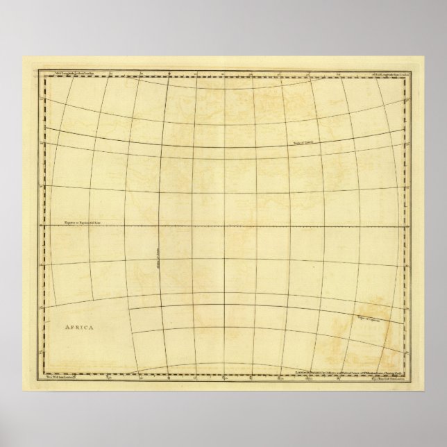 Affiches Africa Outline (Devant)