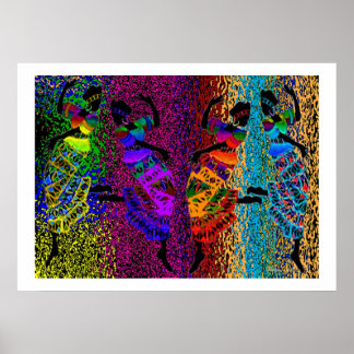 Affiches African Foot Dance