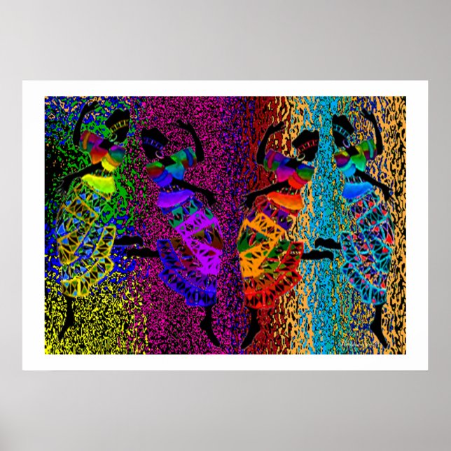 Affiches African Foot Dance (Devant)