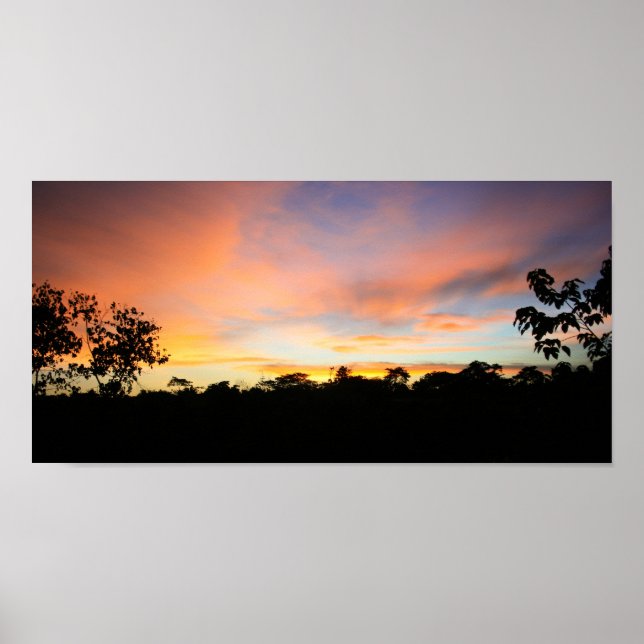 Affiches African sunset (Devant)