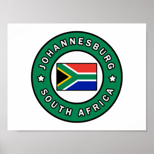 Affiches Afrique du Sud de Johannesburg