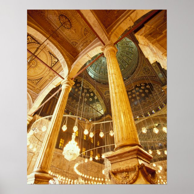 Affiches AFRIQUE, Égypte, Le Caire, Mosquée de Muhammad Ali (Devant)
