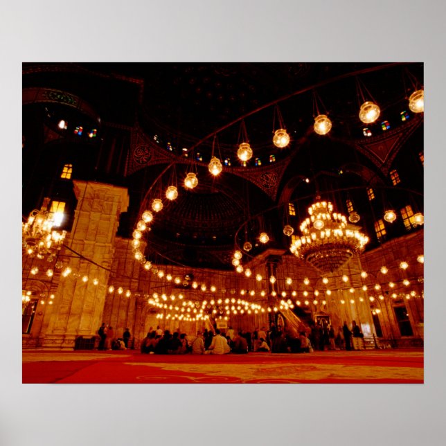 Affiches Afrique, Egypte, Le Caire, Mosquée de Muhammad Ali (Devant)