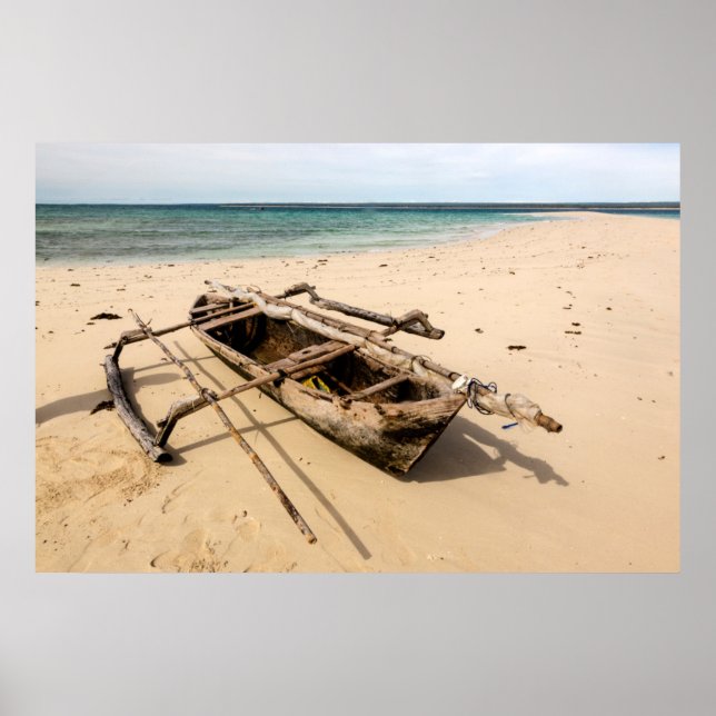 Affiches Afrique, Mozambique, île de Mogundula (Devant)