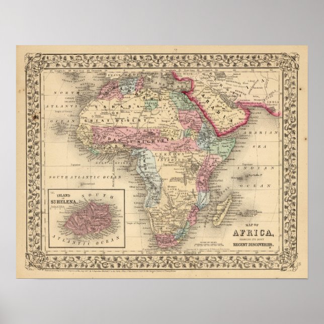 Affiches Afrique Sainte-Hélène (Devant)