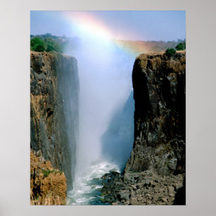 Affiches Afrique, Zambie, Parc national des chutes Victoria