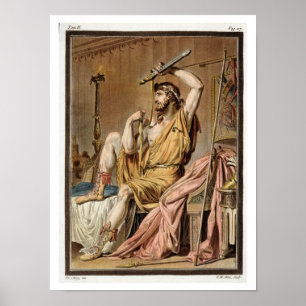 Affiches Agamemnon, costume for 'iphigenia in aulis' by Jea