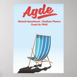 Affiches Agde, département de l'Hérault dans le sud de la F