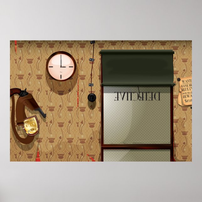 Affiches Agence de détective (Devant)