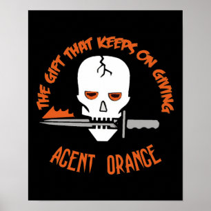 Affiches Agent Orange l'OBSCURITÉ de cadeau