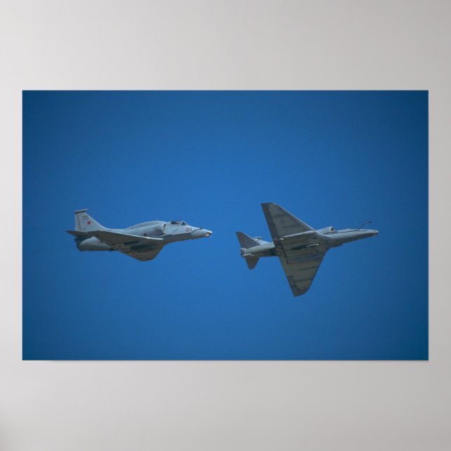 Affiches Agent Skyhawk de la marine américaine/Douglas A-4 (Devant)
