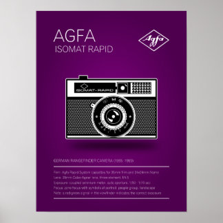 Affiches Agfa Isomat Rapid