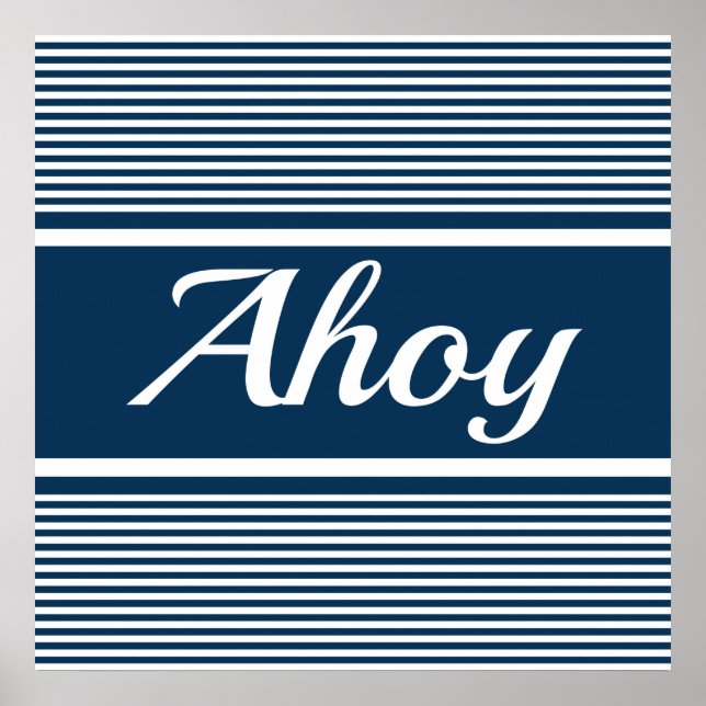 Affiches Ahoy (Devant)