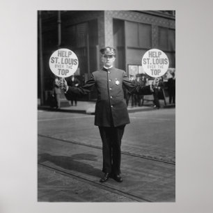 Affiches Aide St Louis au-dessus du dessus