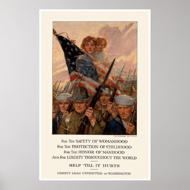 Affiches Aidez-le jusqu'à ce qu'il fasse mal (Devant)