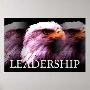 Affiches Aigle de leadership inspirant
