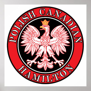 Affiches Aigle du Canada polonais Hamilton